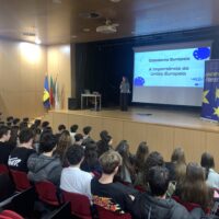“A Europa vai à TUA Escola” na Escola Básica dos 2.º e 3.º Ciclos Dr. Horácio Bento de Gouveia